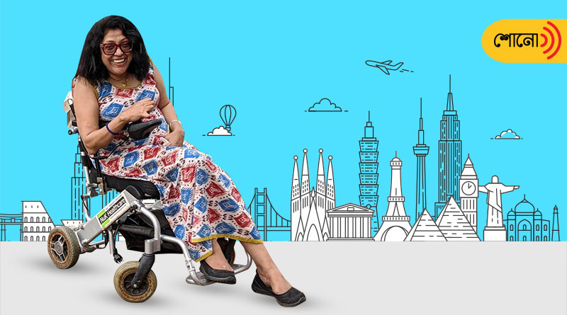 this wheelchair-bound woman travels all alone around the world