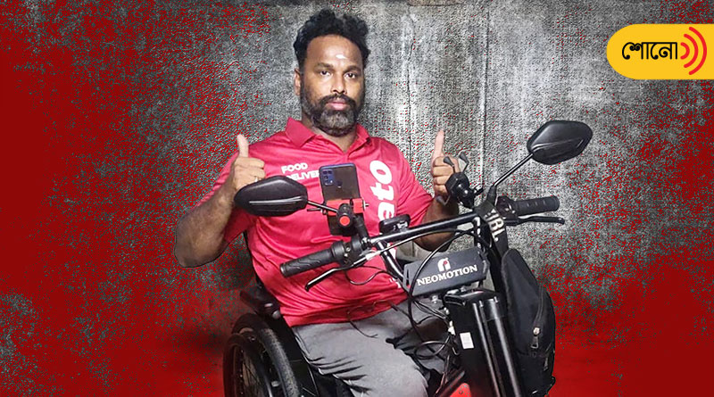 Netizen applaud Ganesh Murugan who Delivers Food On His Motorised Wheelchair