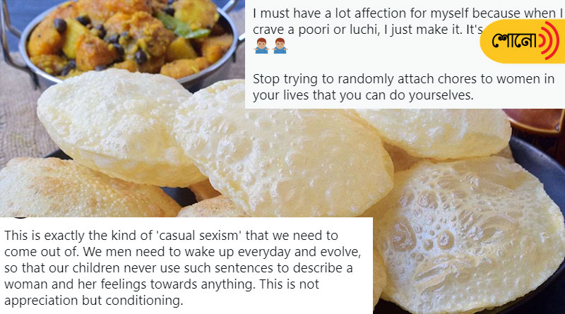 Man Says 'Luchi' is 'Women's Affection' in Bengali Households, Called Out For Entitlement