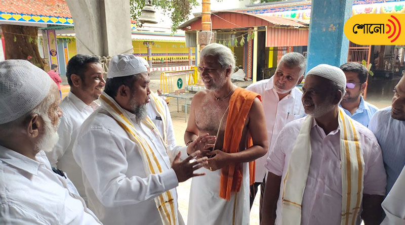Jamaat members visit Coimbatore temple, send out message of harmony