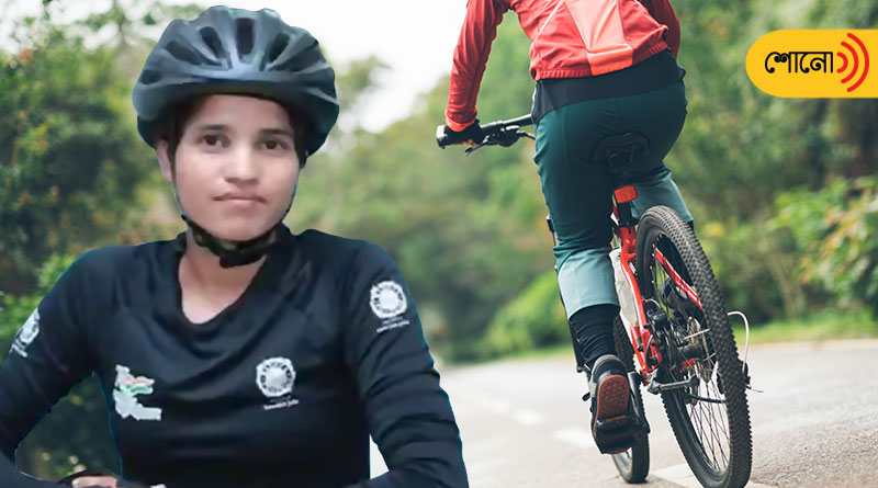 Woman pedals across nation to spread message about women’s safety