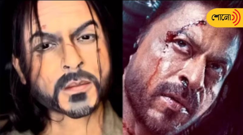Makeup artist makes incredible transformation to 'Pathaan' look