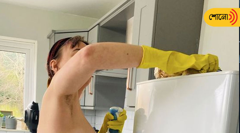 Naked cleaner who earns thousands opens up about job