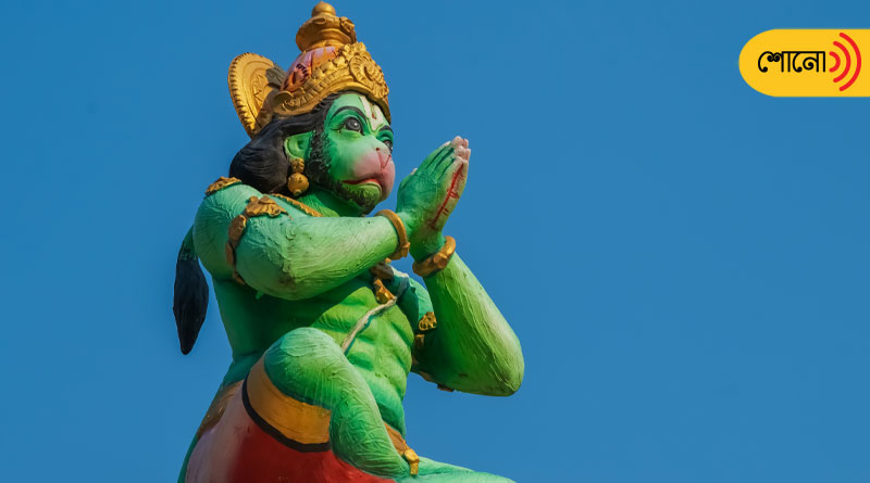 why lord Hanuman applied vermilion on his body