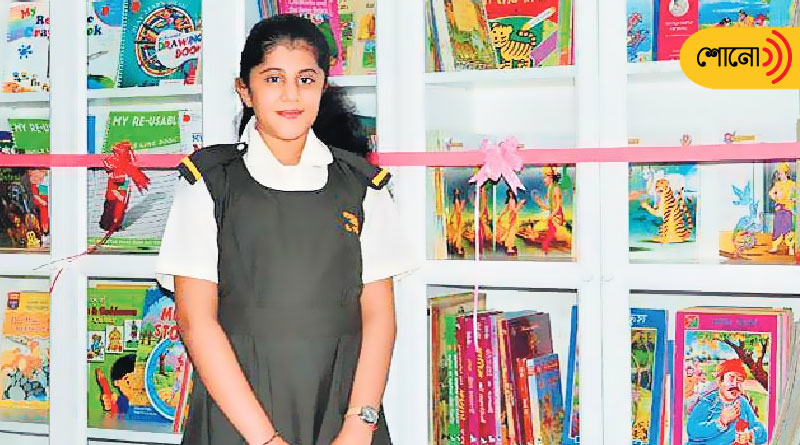 11 year old girl sets up 7 libraries in Hyderabad