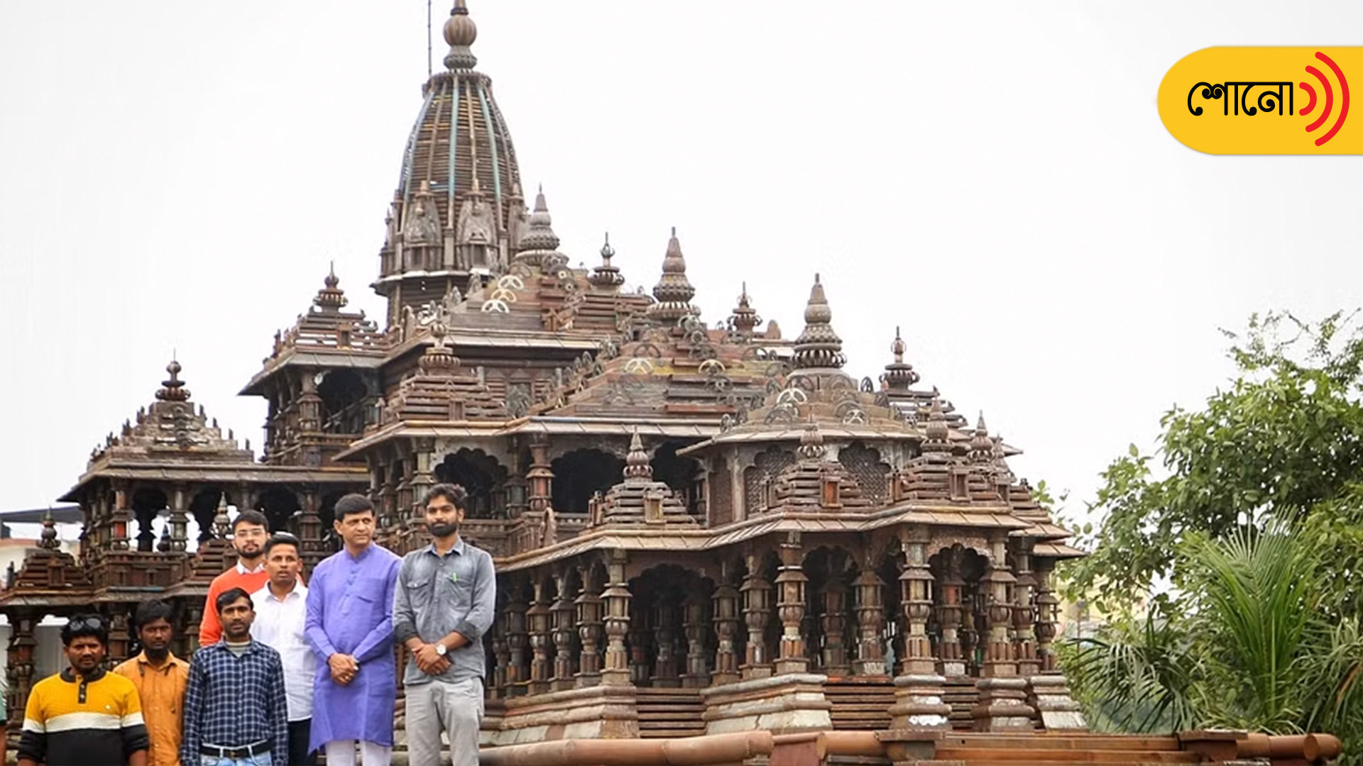 Replica of Ram temple constructed from iron scrap in Indore
