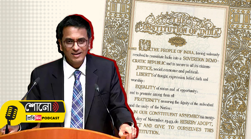 CJI DY Chandrachud says to lawyers that Constitution above political beliefs