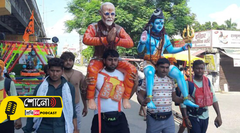 Know more about the man who carry Modi's idol in Kanwar Yatra