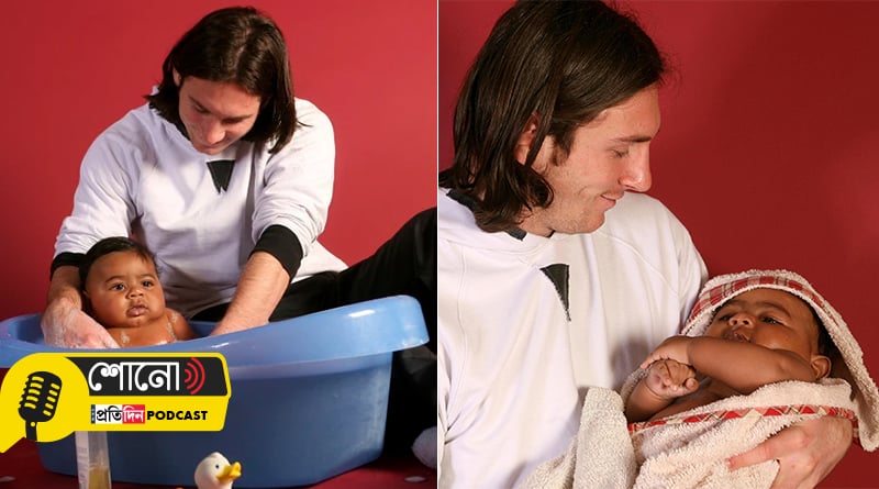 The story behind photos of Lionel Messi and baby Lamine Yamal