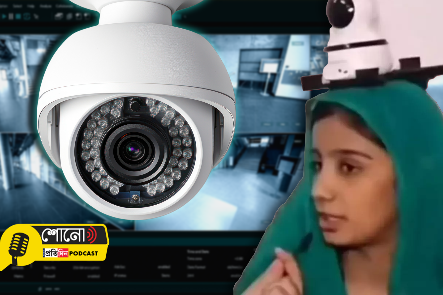 pakistani father installs cctv on daughter's head for security