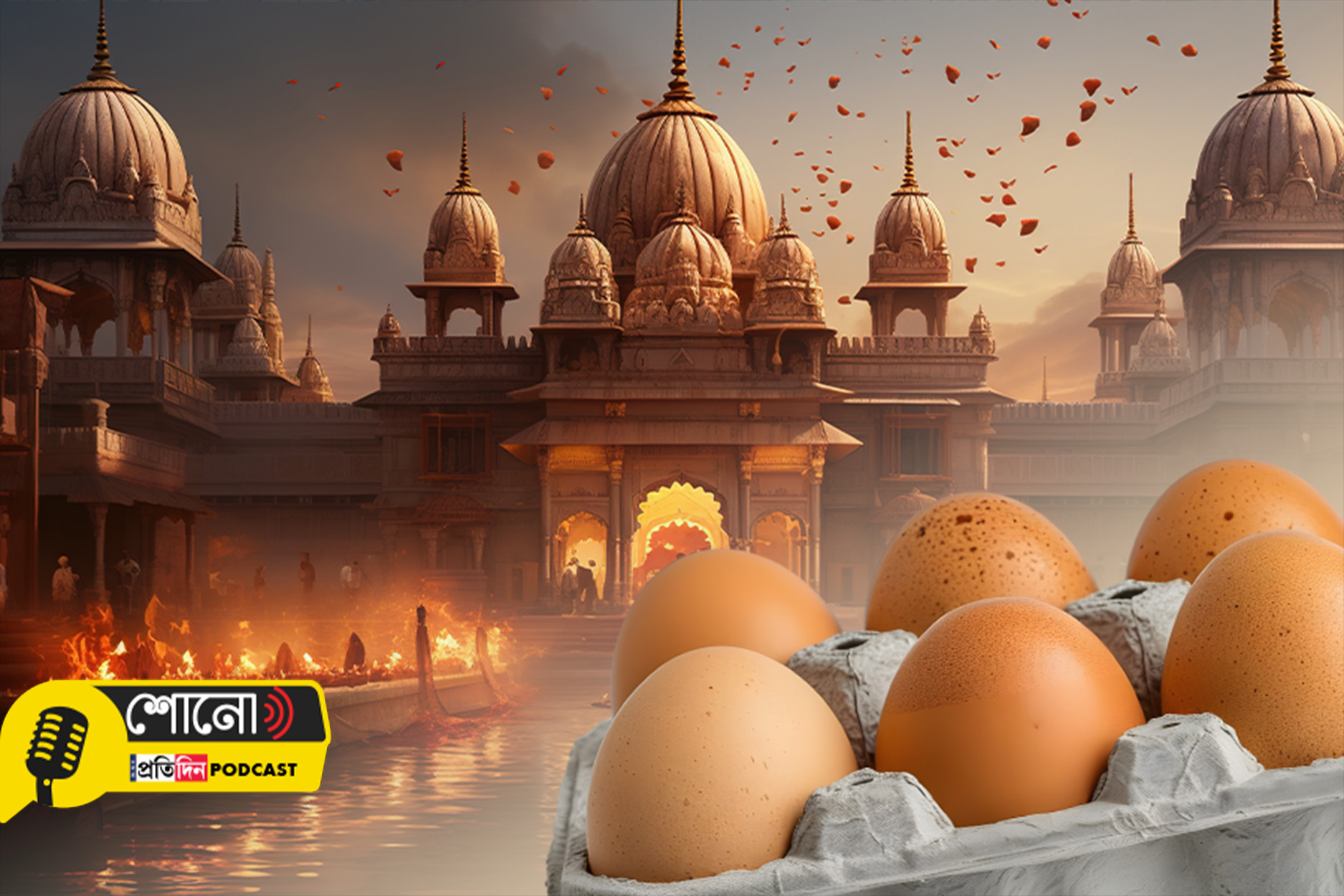 Know more about the temple where egg is served as prasad