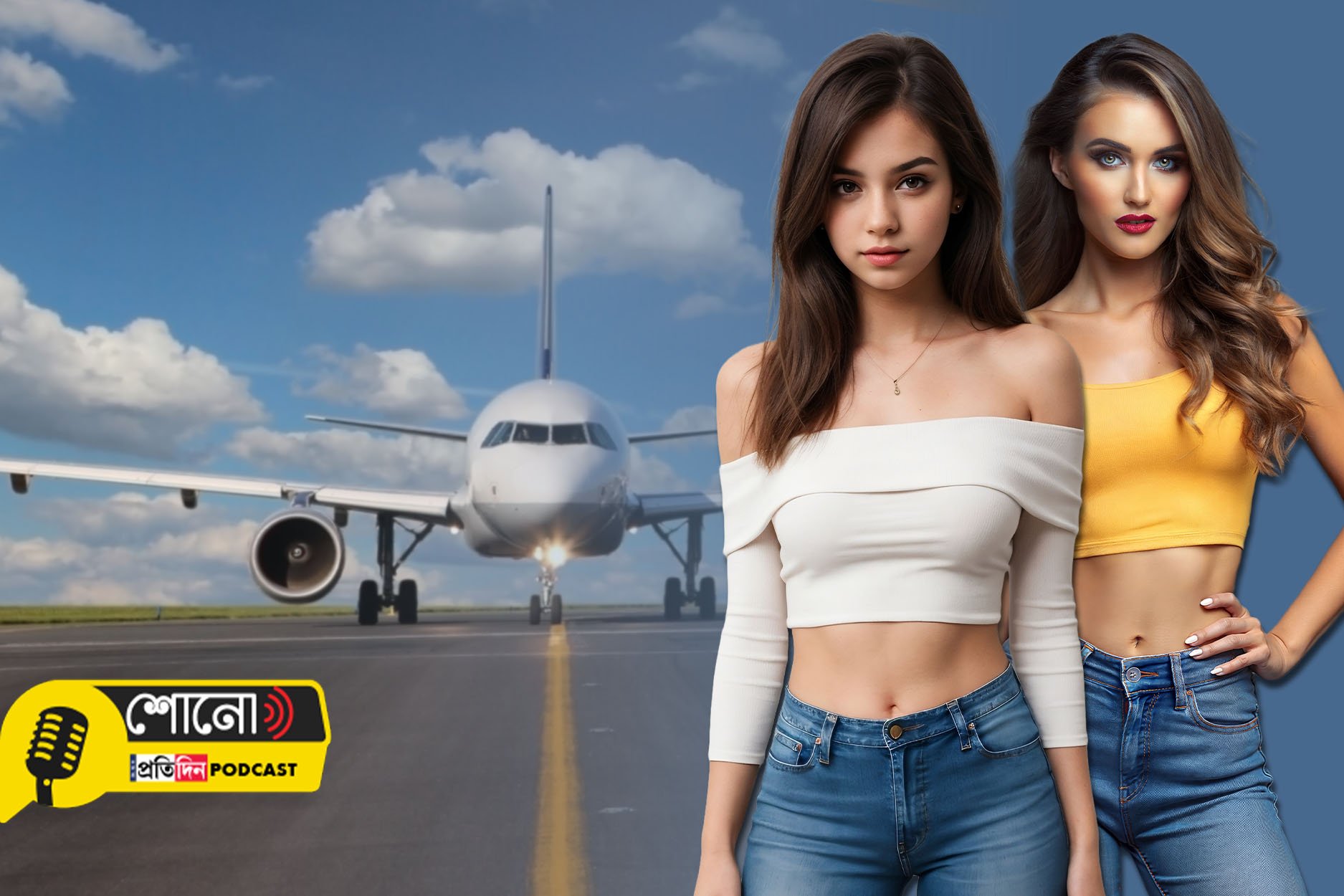 Two women claim that they were kicked off flight for wearing crop top