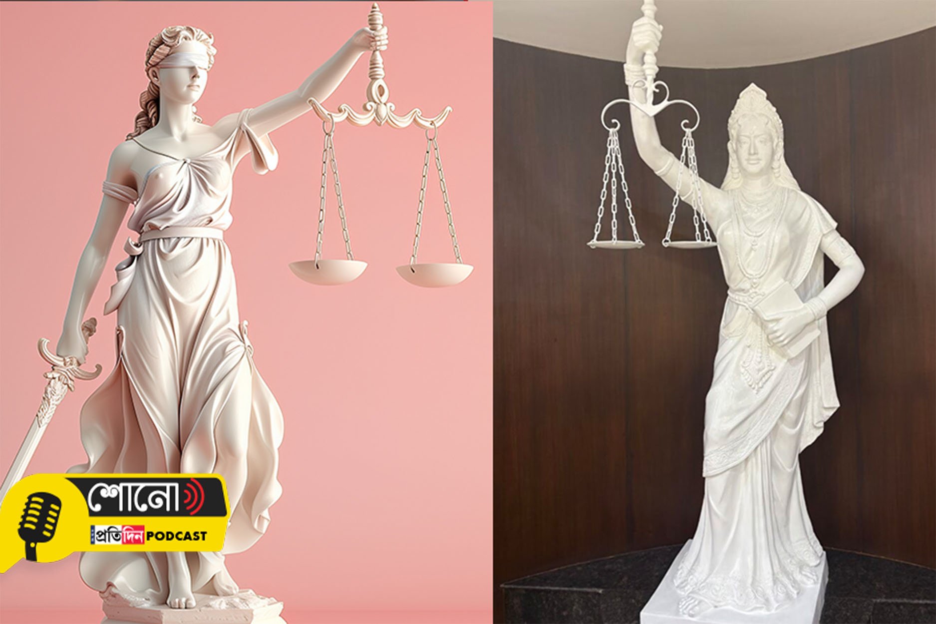 “Justice sees everyone equally”: Supreme Court unveils new 'Lady Justice' statue