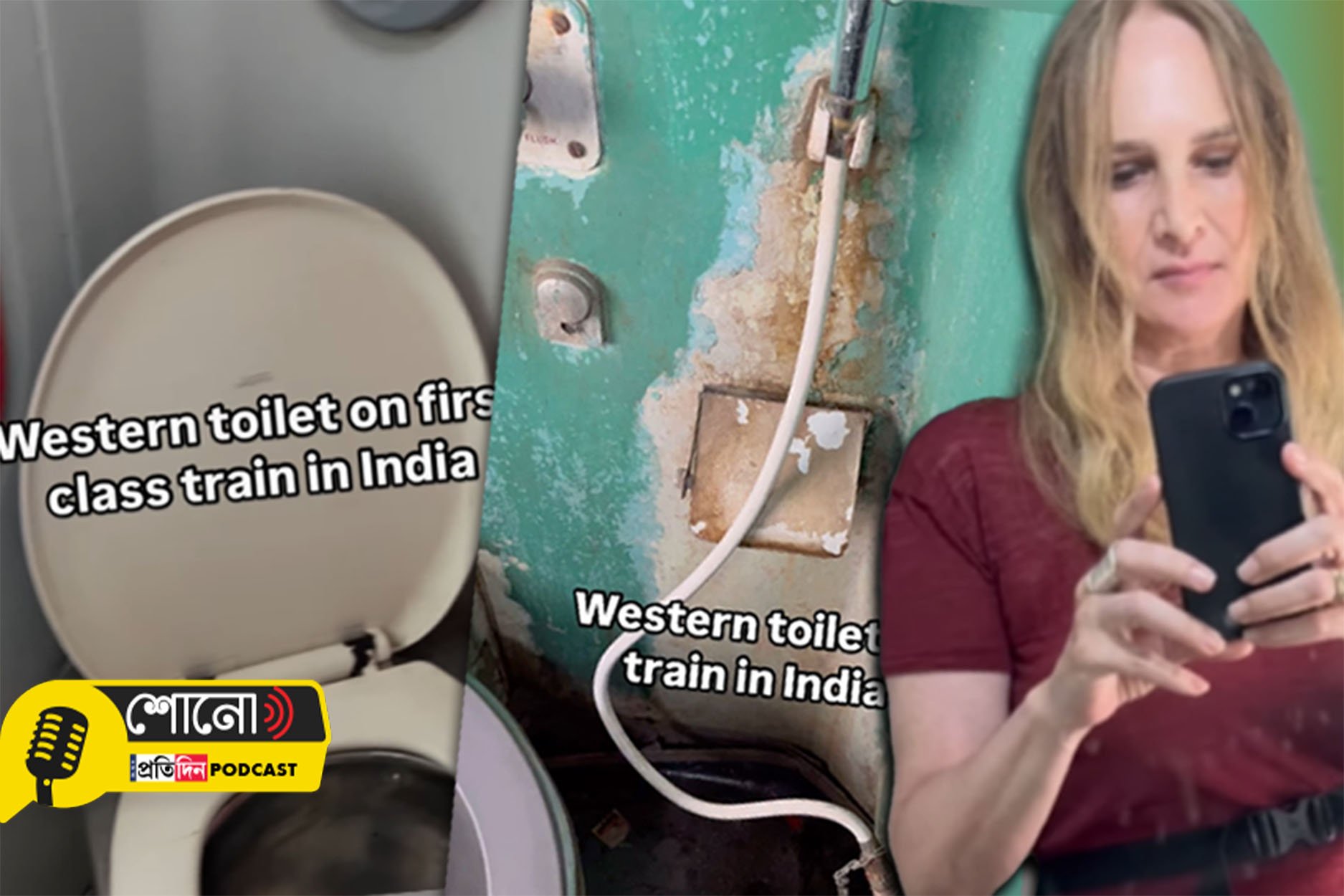 Foreigner Shares Video Of Washroom On Indian Trains, Internet slams